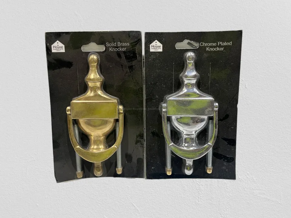 20 x Brass and Chrome Door Knockers