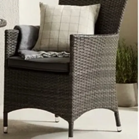 John Lewis Valencia Garden Armchair x 2 , Light Grey  -  Stock Number   -  82084802