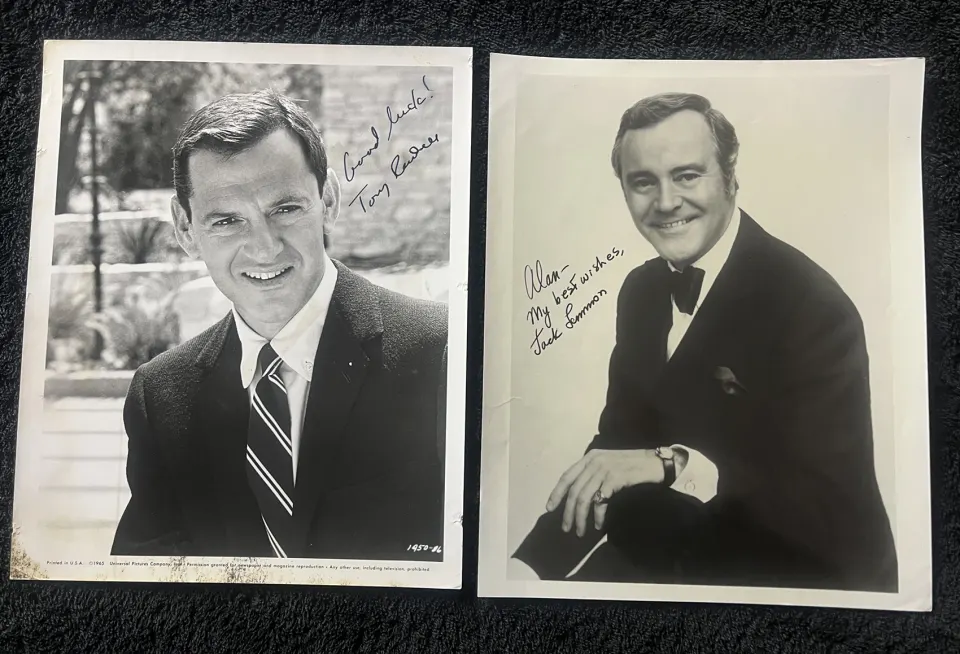 Jack Lemmon & Tony Randall Signed