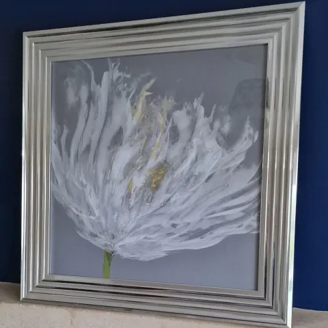Framed Dandelion Picture