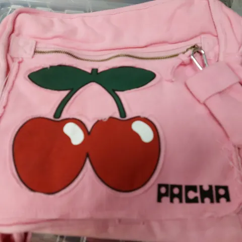 Pink Pacha bag.  Slight discolouration on back