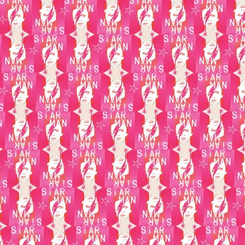 5 x Pure Evil Wrapping Paper David Bowie Starman Ziggy Stardust Mint Free UK Post