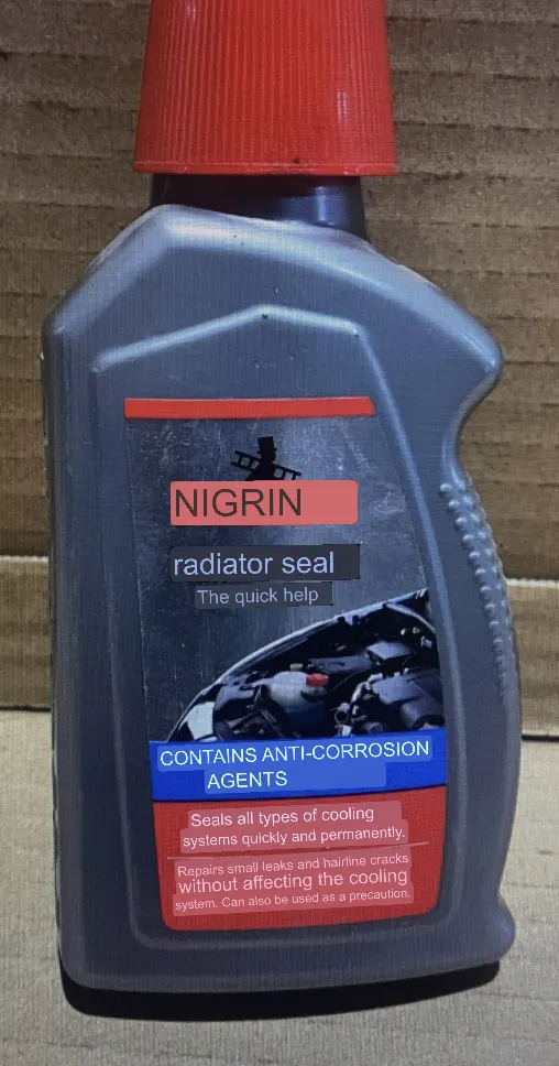 6 x Nigrin radiator cooler sealer radweld kseal 250ml RRP £4.99 ea L1a
