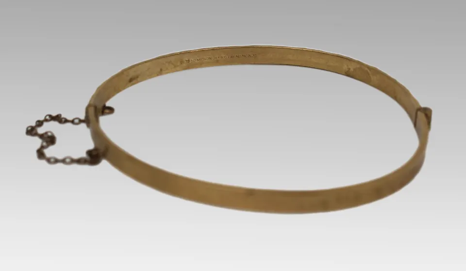 Vintage 9ct Rolled Gold Bangle – c.1960s