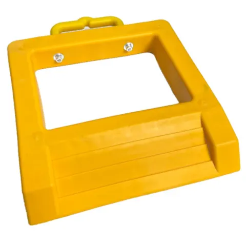 6 x Pallet Truck Stop Chock Yellow
