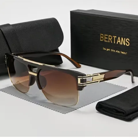 BERTANS Retro Large Oversize Sunglasses Unisex 'New'