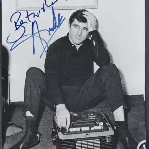 Anthony Newley Original Signature