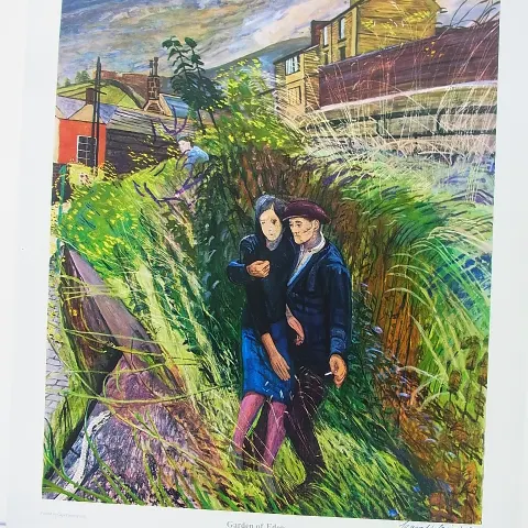 Prof Carel Weight RA CBE (Hockney's Tutor) The Garden of Eden Signed Limited Edition Free Post