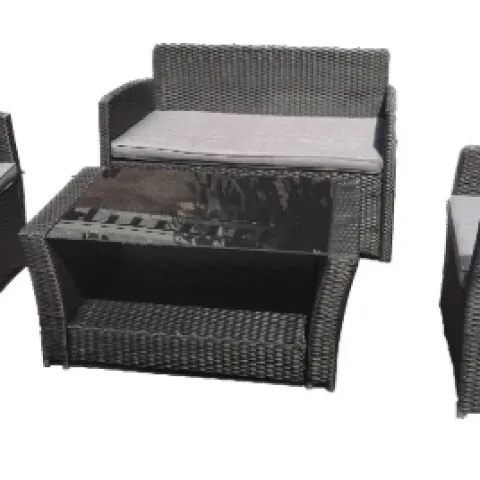 Keswick black sofa set with coffee table