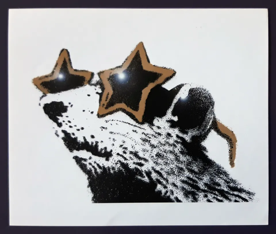Banksy (Attributed)  Rat sticker (#0144)
