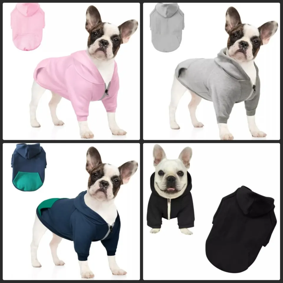 5 x Dog Cloth Puppy Hoodeis Pet Warm Jumpers L22a
