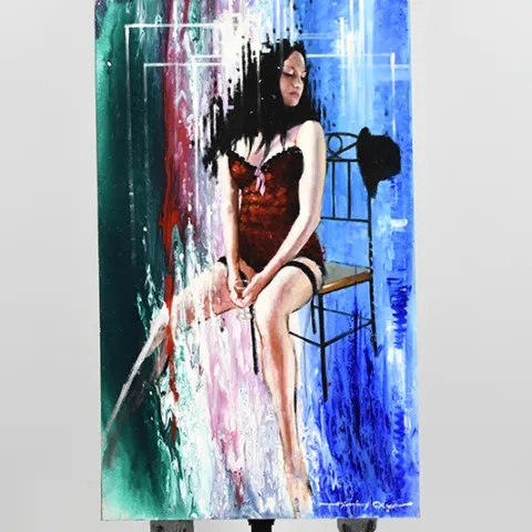 Original Oil On Panel By English Artist Anthony Orme.