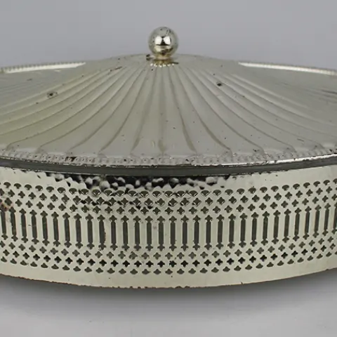 Vintage Silver Plated Lidded Serving Dish