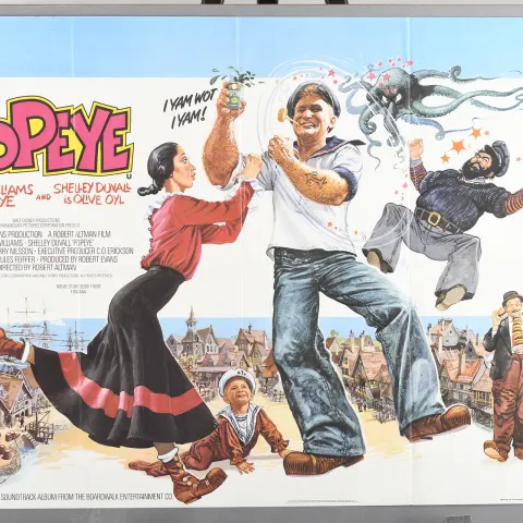 Original "Popeye" Cinema Poster