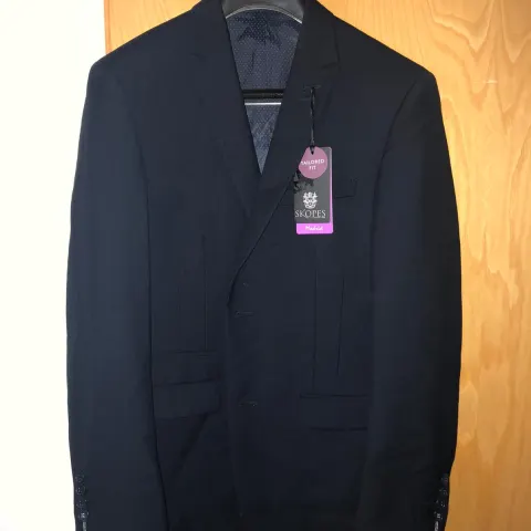 Tailored Suit Jacket Skopes Madrid Size 36R Navy