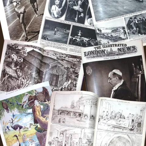 Bound Illustrated London News July 3rd-Dec 25th, 1954  Over 1,150 Pages In 26 Editions