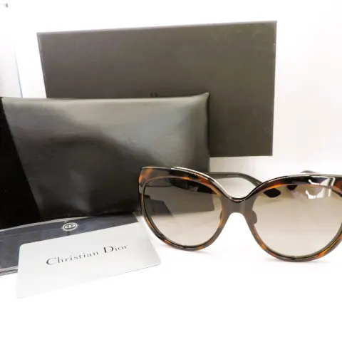 Christian Dior DIORIFIC Havanah Gold Sunglasses 3BZHA New With Box & Case