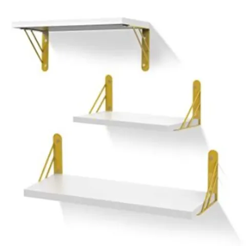 Set Of 3 White Shelves RRP 49.99ea