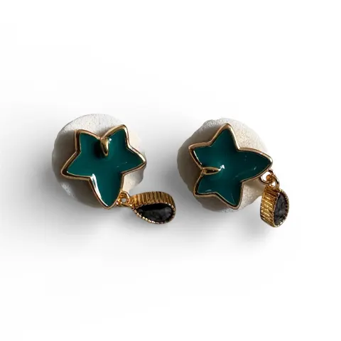 11 x Sets of Green Earrings L11b sku-4046