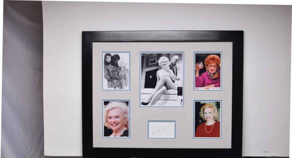 SANDRA DICKINSON framed original signature presentation