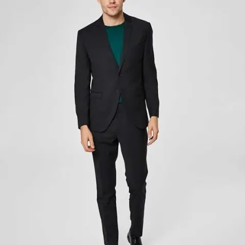 Wholesale Mens Suits Selected Homme Black Wool Blend RRP £2450