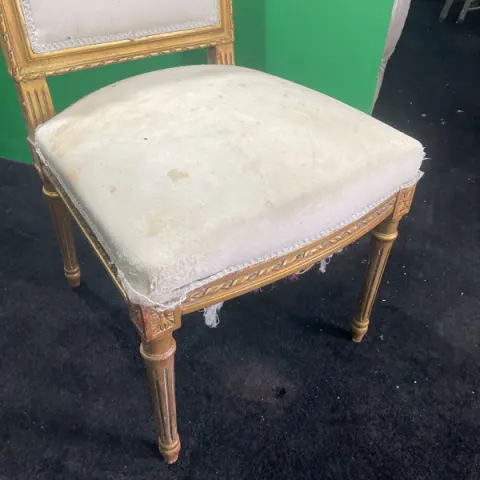 Vintage Occasional Gilt Chair