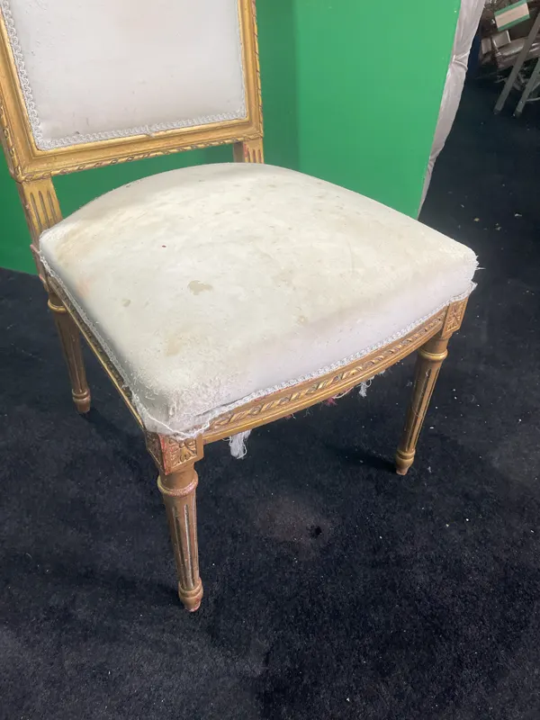 Vintage Occasional Gilt Chair