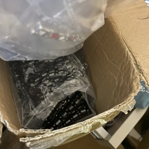 Box Containing Approx 150 Unisex Magnetic Bracelets - Various Styles