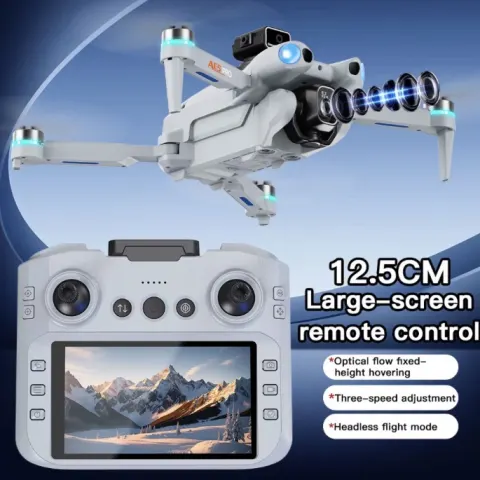 New Mini Drone HD Camera Remote Control With Screen Intelligent Obstacle Avoidance Brushless Motor