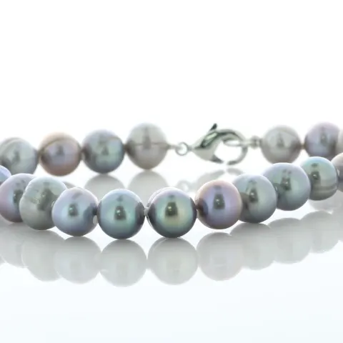 Freshwater Cultured 7.0 - 7.5mm Pearl Bracelet With Silver Plated Clasp