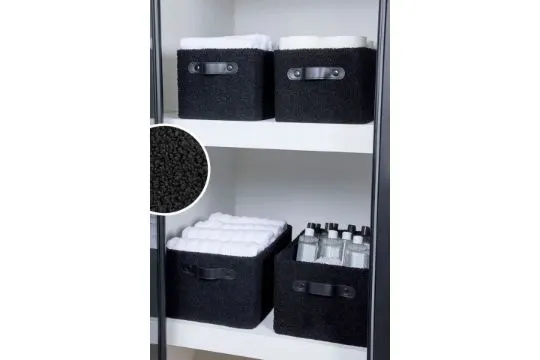8 x Sisters Style Sets Of 2 Black Nested Storage Boxes (By Next)