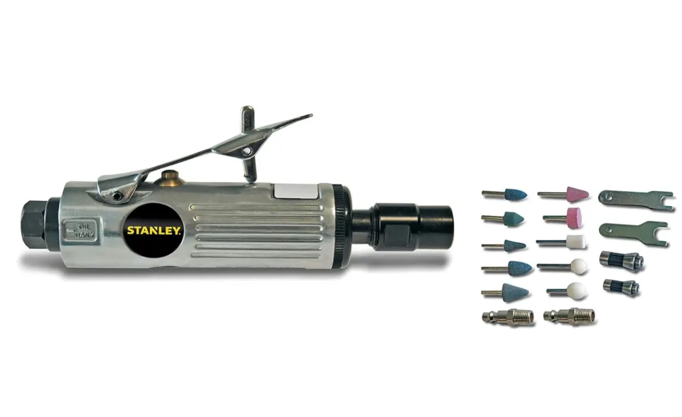 Brand New Stanley Pneumatic Die Grinder Kit