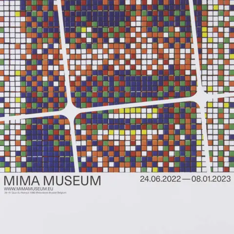 Invader (b. 1969-) Rubikcubist Poster 3- The Shining  Jack Nicholson- Mima Exhibition Poster, 2022