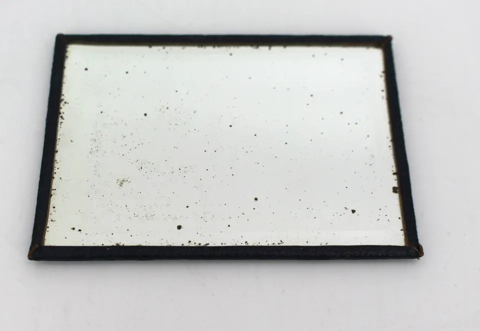 Vintage Leather Pocket Mirror