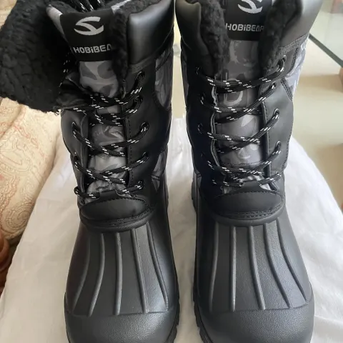 Hobibear Kids Snow Boots, Black. UK 5 EU 38