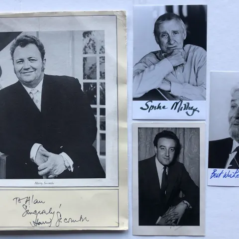THE GOONS; Spike Milligan, Harry Secombe, Peter Sellers & Michael Bentine original signatures.
