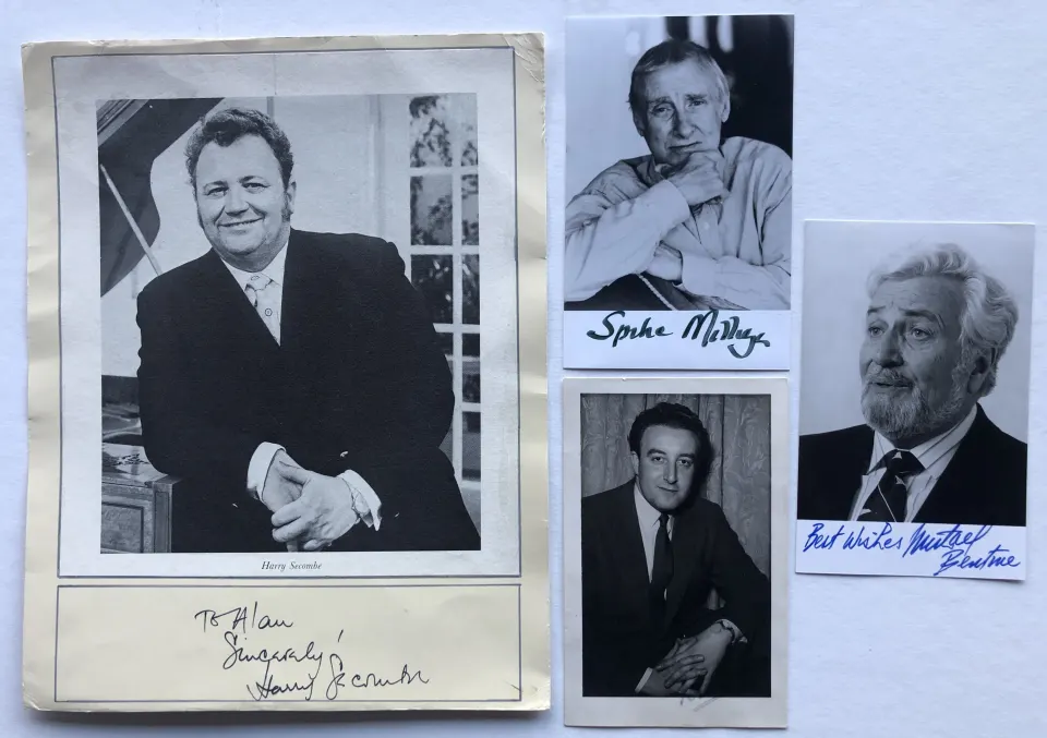 THE GOONS; Spike Milligan, Harry Secombe, Peter Sellers & Michael Bentine original signatures.