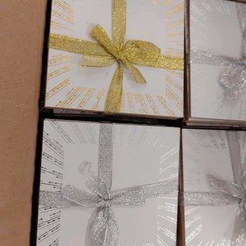 96 Coasters - silver and gold