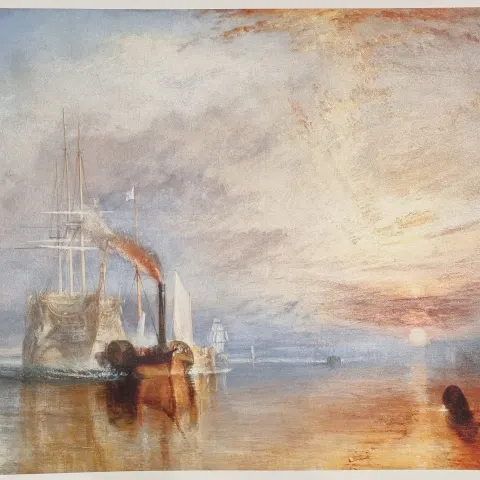 J.M.W. Turner "Fighting Temeraire" Limited Edition on Canvas.