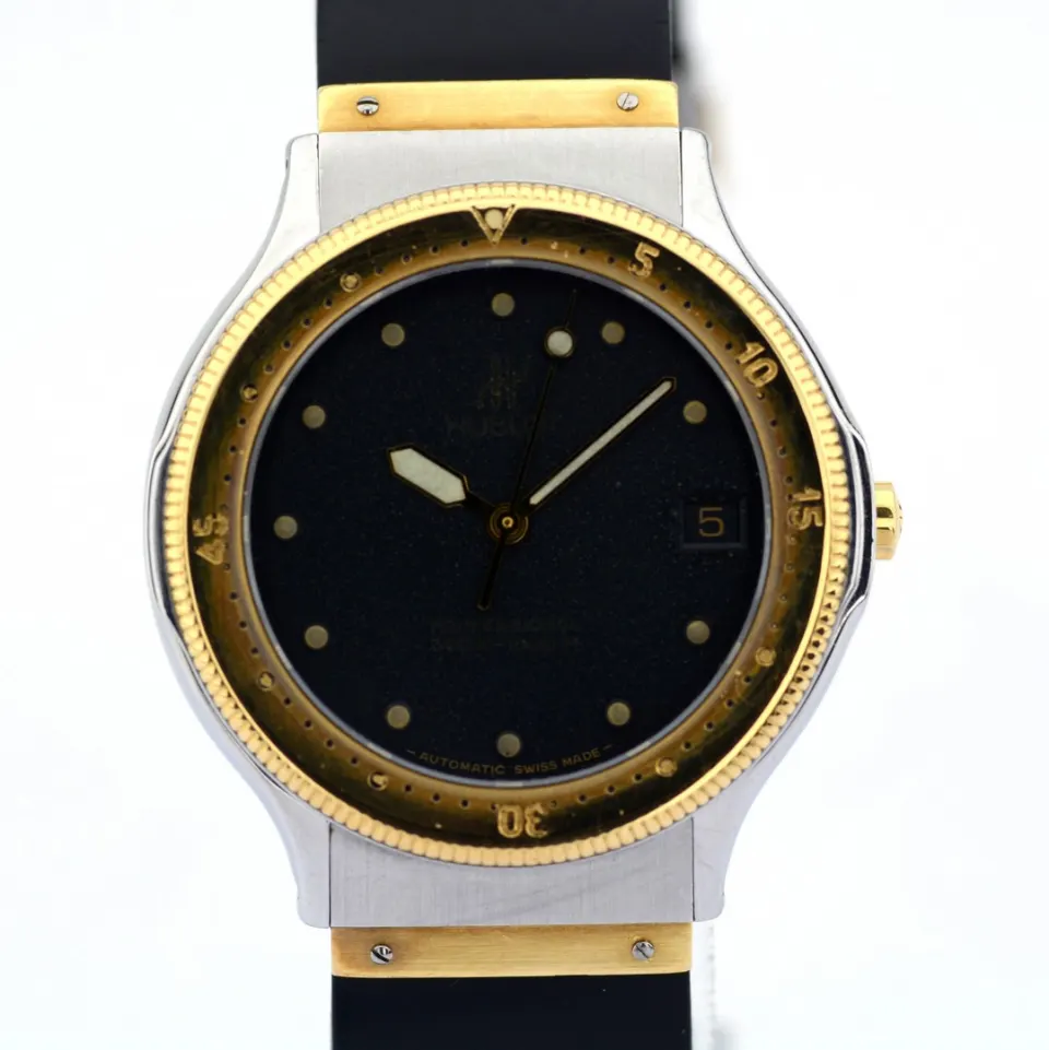 Hublot/MDM Depose 1550 127 2 Automatic 36mm - Gentlemen's Gold/Steel Wristwatch