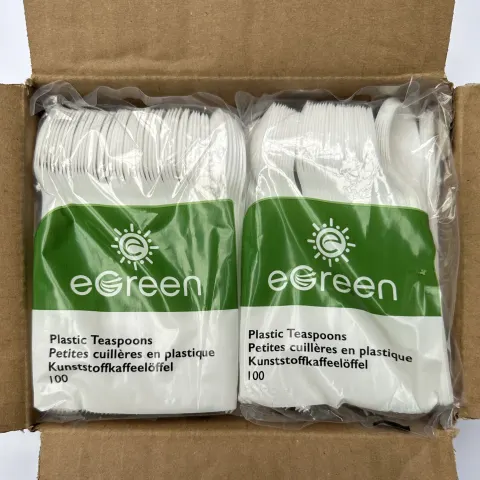 Pallet of eGreen Plastic Spoons