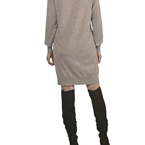 DESIGNER BADGLEY MISCHKA LIGHTWEIGHT FINE KNITTED STRETCHY JUMPER DRESS UK 12 M RRP17.99