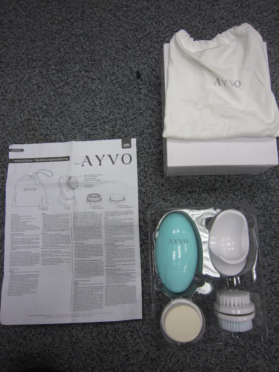 100pcs brand new sealed JML Avyo facial massager and cleanser tool - rrp £14.99 - 100pcs in lot