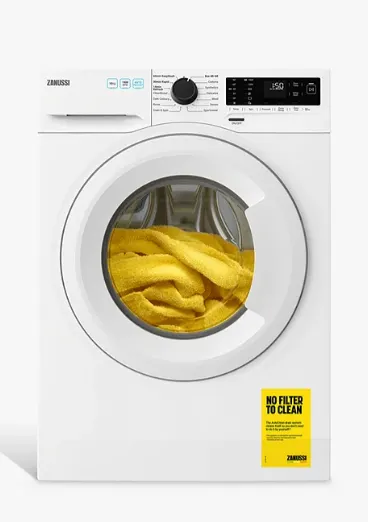 Zanussi ZWF144A2PW Freestanding Washing Machine, 10kg Load, 1400rpm Spin, White  - Grading Info -