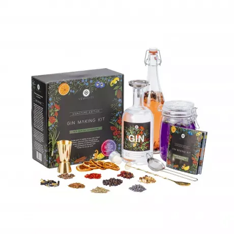 The Signature Edition Gin Making Kit - Make 10 Large Bottles of Classic, Colour-Changing & Pink Gin