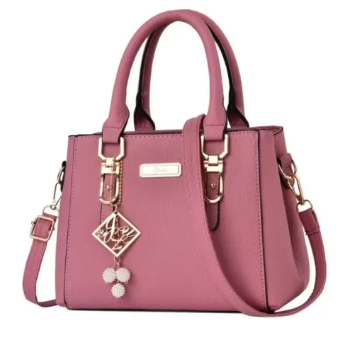 Your Perfect Everyday Companion – Stylish & Versatile Handbag! Pink