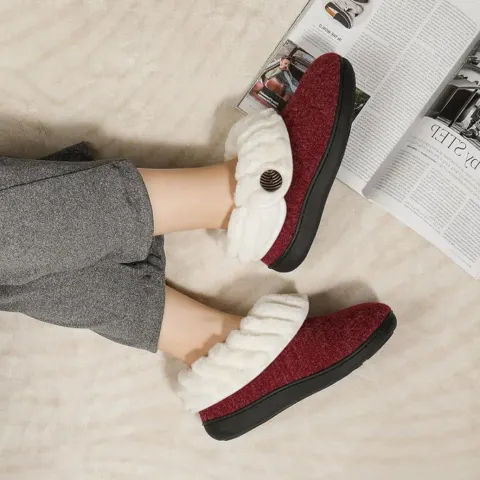 10 x Women's Memory Foam Slippers