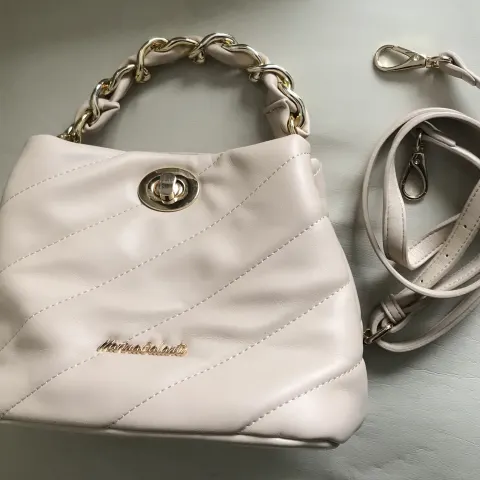 Marina Galanti Beige Quilted Bag
