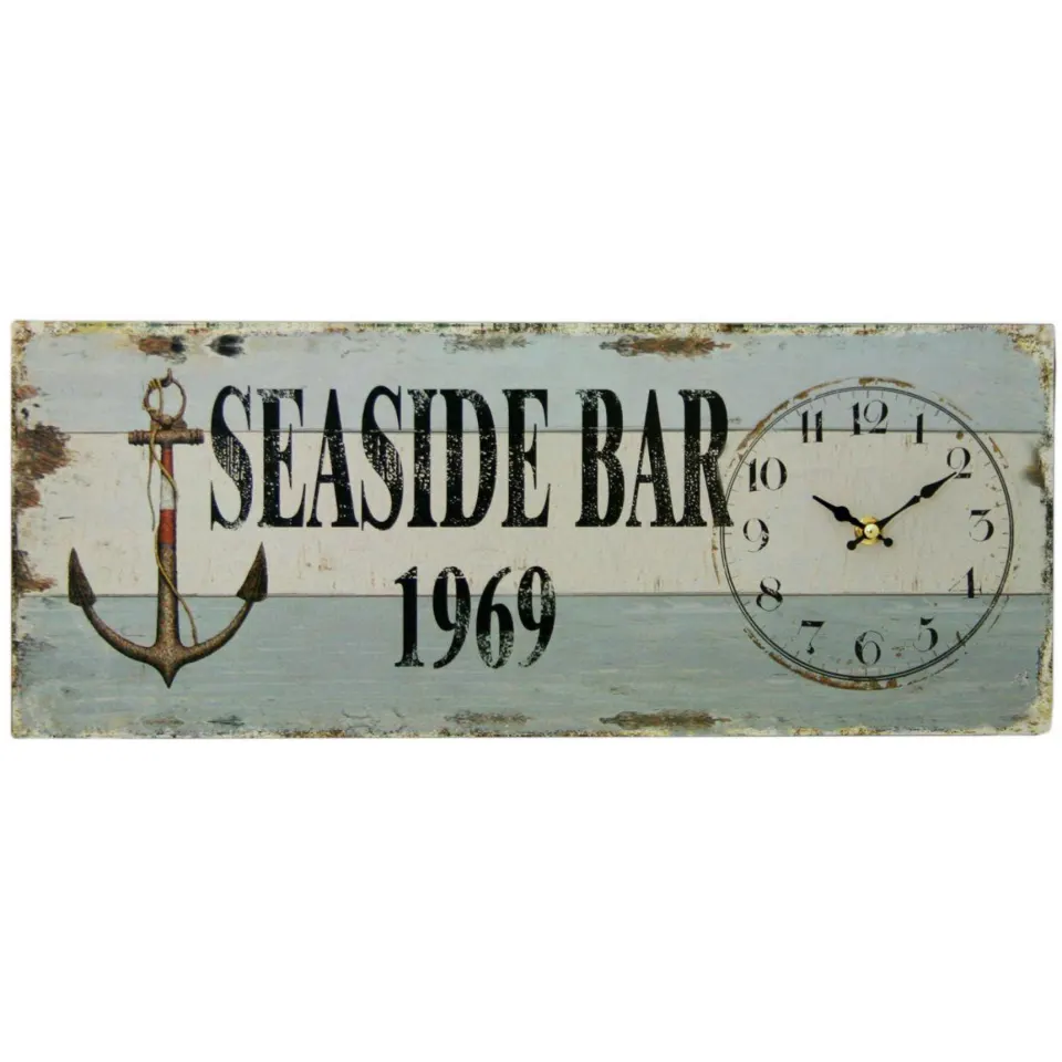 Seaside Bar clock L12