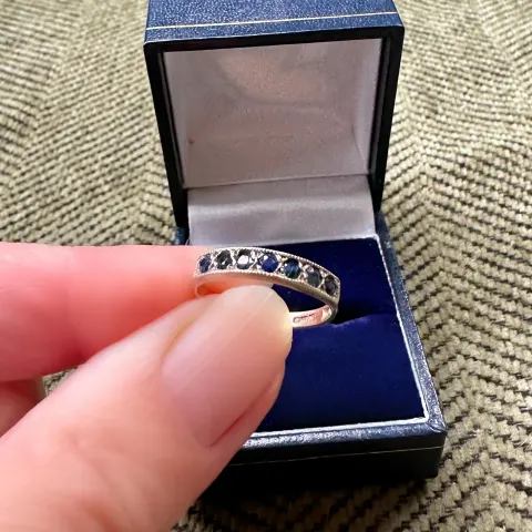 Sapphire Eternity Ring